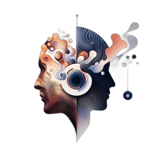 face, mask, robot, crown transparent PNG cut-out