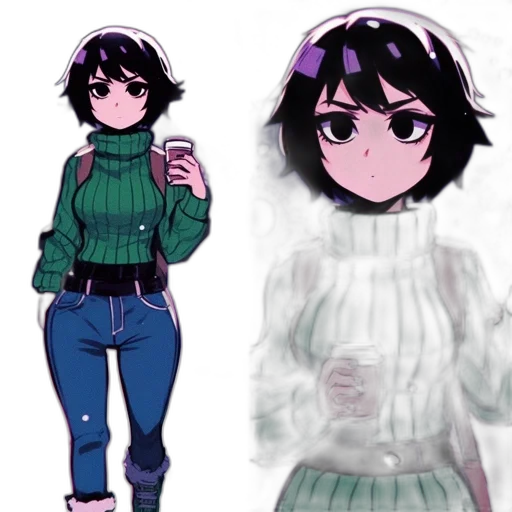 jacket, dress, concept art, anime transparent PNG cut-out