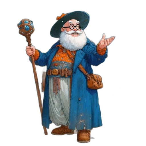 staff, fantasy art, concept art, 3d render transparent PNG cut-out