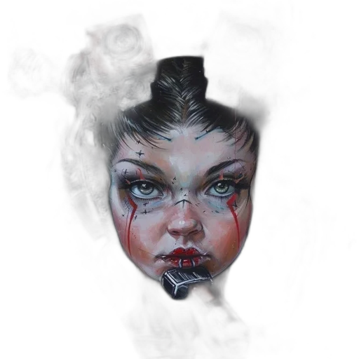 mask, face, crown, creature transparent PNG cut-out