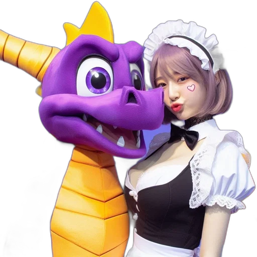 dragon, mask, dress, robot transparent PNG cut-out