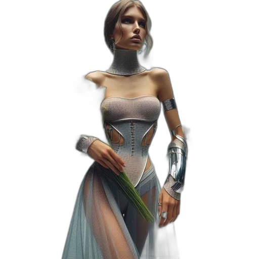 dress, staff, sword, concept art transparent PNG cut-out
