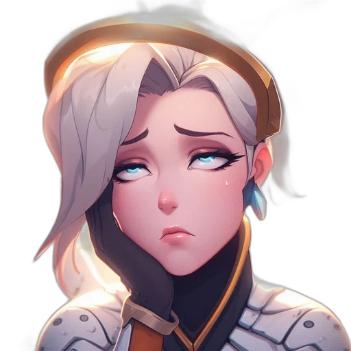 face, robot, crown, staff transparent PNG cut-out