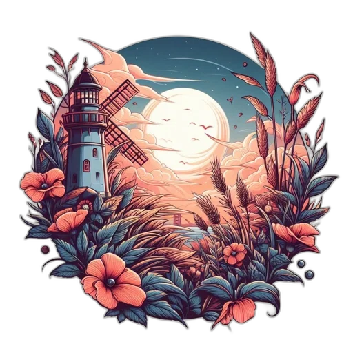 dress, flower, fantasy art, concept art transparent PNG cut-out