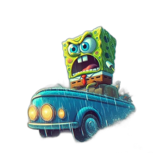 car, creature, robot, face transparent PNG cut-out