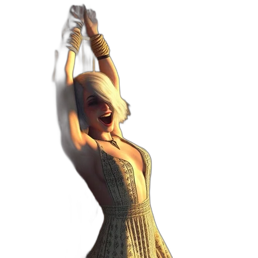 dress, staff, weapon, bottle transparent PNG cut-out