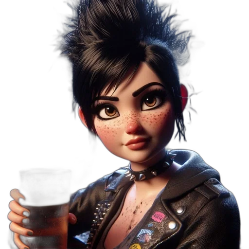 jacket, face, concept art, photorealistic transparent PNG cut-out
