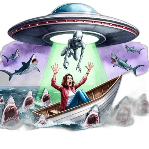 concept art, fantasy art, comic book art, outer space transparent PNG cut-out