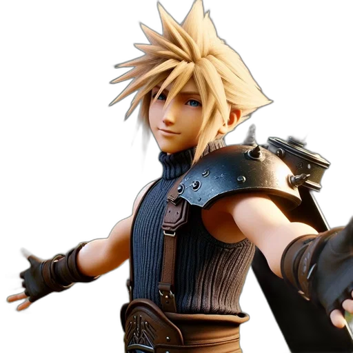 sword, hair, weapon, staff transparent PNG cut-out