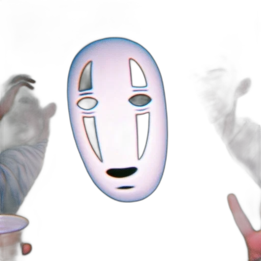 mask, face, robot, creature transparent PNG cut-out