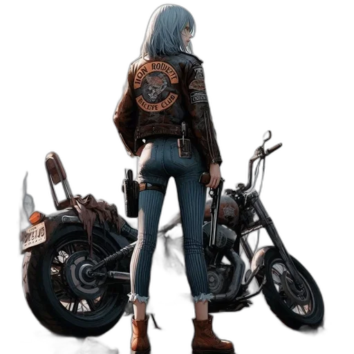jacket, robot, weapon, concept art transparent PNG cut-out