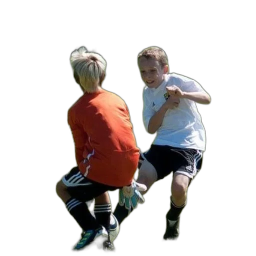 two, young, boys, playing transparent PNG cut-out