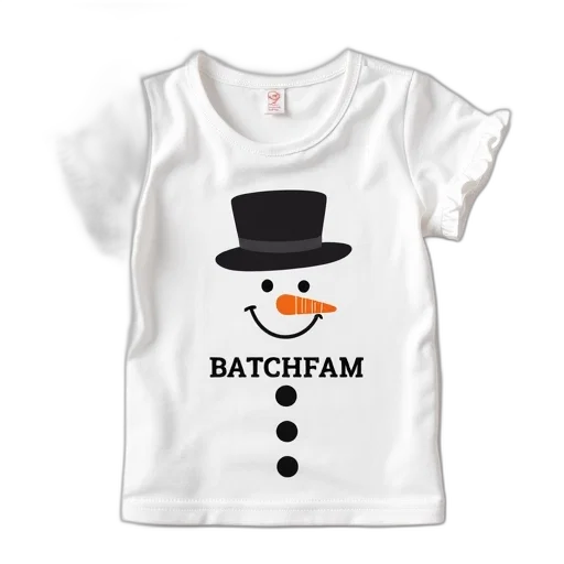 white, t-shirt, cartoon, snowman transparent PNG cut-out