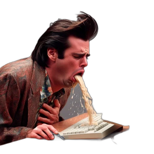 jacket, hair, face, food transparent PNG cut-out
