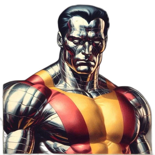 robot, comic book art, concept art, photorealistic transparent PNG cut-out