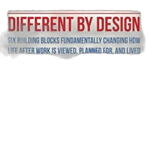 3d render, retirement, different, design transparent PNG cut-out
