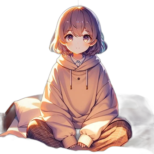 creature, jacket, dress, face transparent PNG cut-out