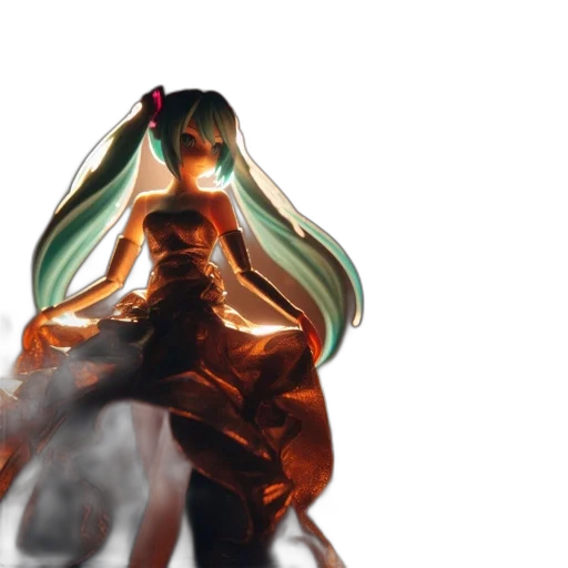 dress, dragon, concept art, 3d render transparent PNG cut-out