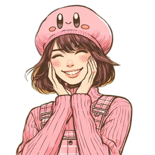 hat, mask, jacket, face transparent PNG cut-out