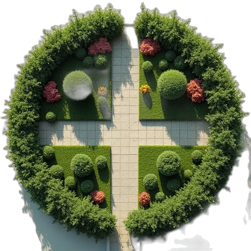 crown, tree, hat, building transparent PNG cut-out