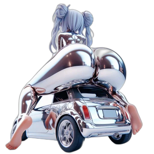 car, robot, dress, concept art transparent PNG cut-out