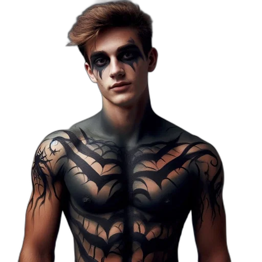 cyberpunk, comic book art, fantasy art, concept art transparent PNG cut-out
