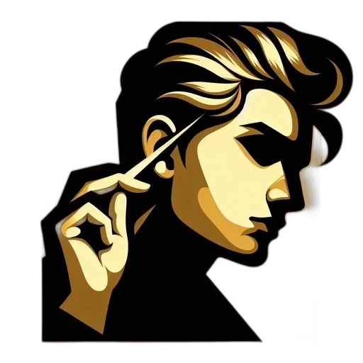 staff, face, hair, jewelry transparent PNG cut-out