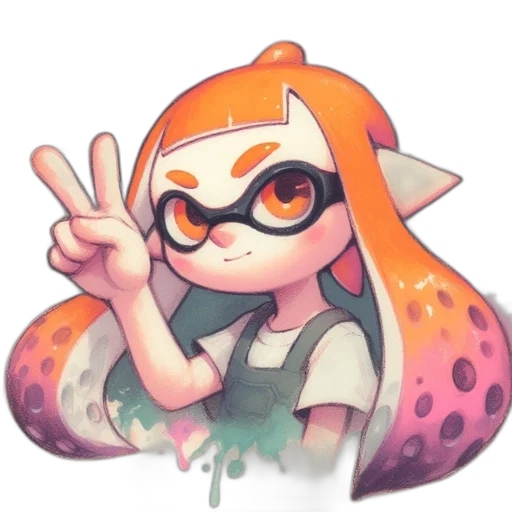 animal, staff, watercolor, anime transparent PNG cut-out