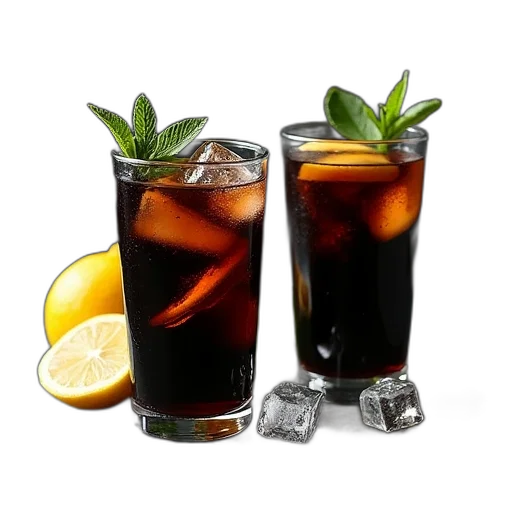 food, 3d render, photorealistic, black transparent PNG cut-out