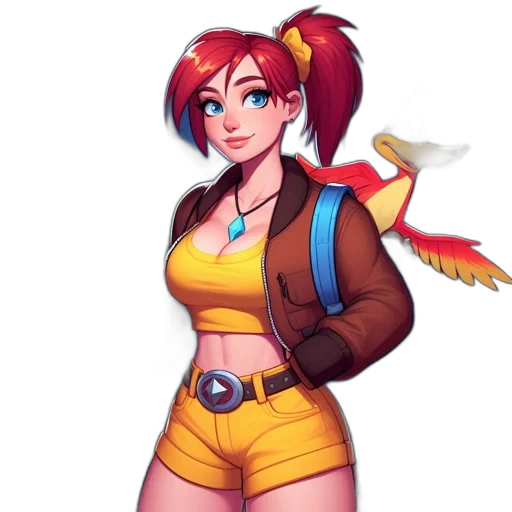 staff, jacket, pixel art, concept art transparent PNG cut-out