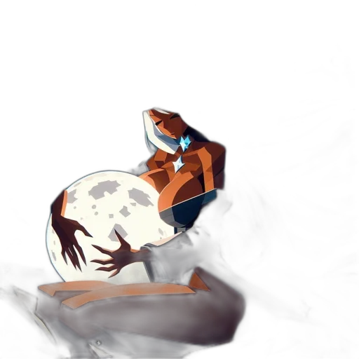 robot, furniture, creature, umbrella transparent PNG cut-out