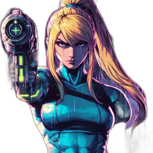 weapon, comic book art, concept art, pixel art transparent PNG cut-out
