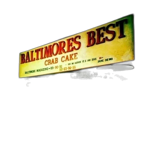baltimore, best, crab, cake transparent PNG cut-out