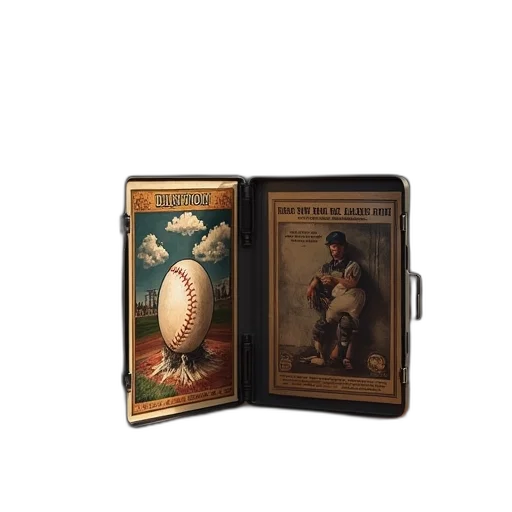 dvd, case, containing, baseball transparent PNG cut-out