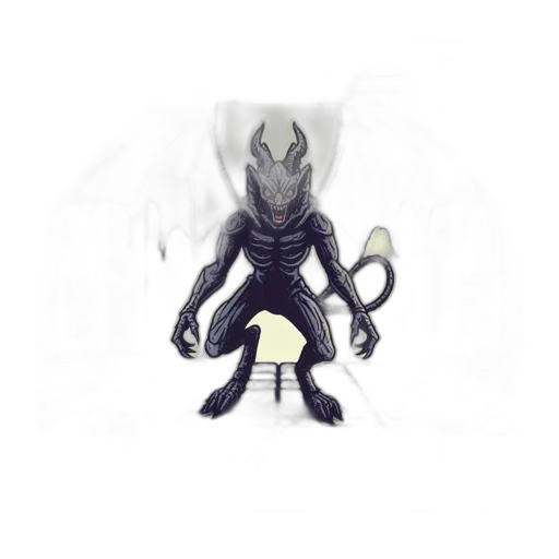creature, dragon, staff, animal transparent PNG cut-out