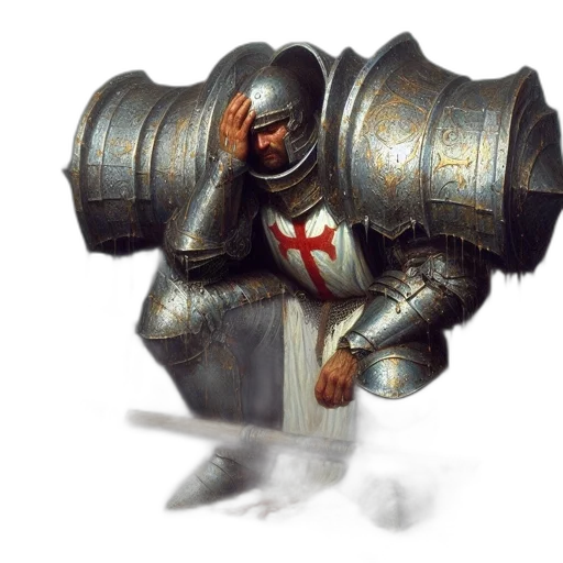 sword, weapon, robot, crown transparent PNG cut-out