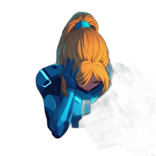 mask, face, robot, hair transparent PNG cut-out
