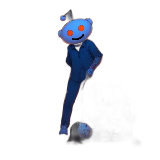 robot, staff, mask, creature transparent PNG cut-out