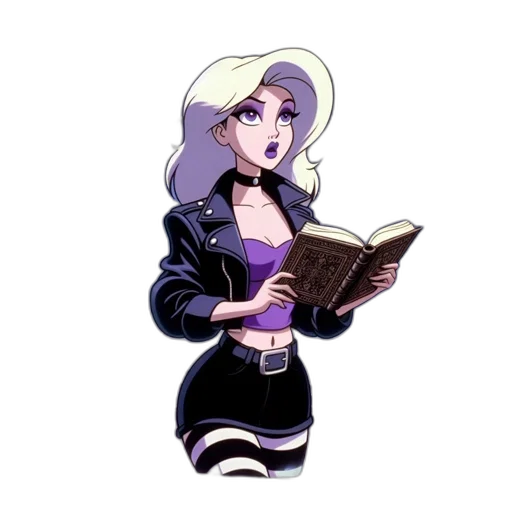 jacket, staff, cartoon, comic book art transparent PNG cut-out
