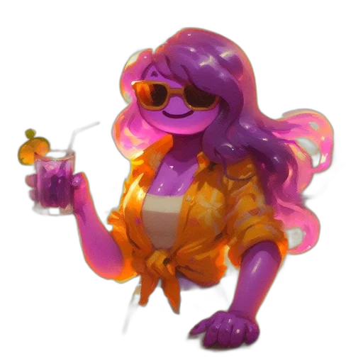 staff, dress, bottle, creature transparent PNG cut-out