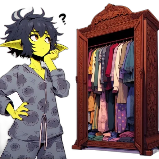 dress, jacket, furniture, anime transparent PNG cut-out