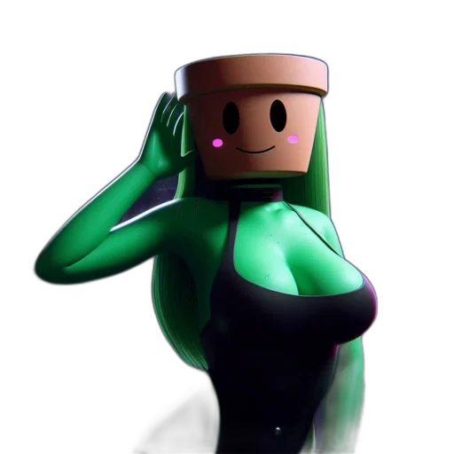 robot, mask, hat, dress transparent PNG cut-out