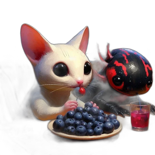 food, creature, mask, animal transparent PNG cut-out