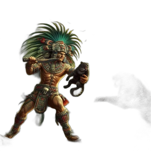 mask, staff, weapon, creature transparent PNG cut-out