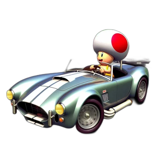 car, 3d render, concept art, pixel art transparent PNG cut-out