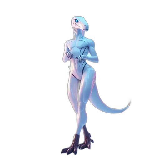 dragon, creature, robot, staff transparent PNG cut-out