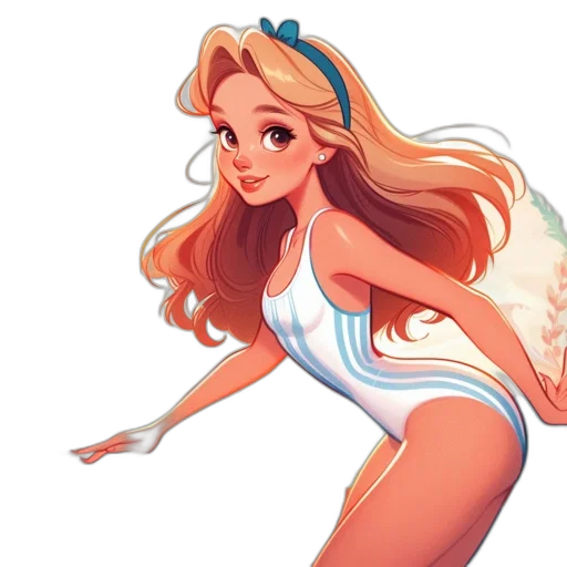 dress, cartoon, concept art, fantasy art transparent PNG cut-out
