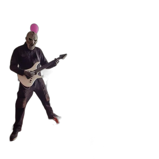jacket, mask, robot, weapon transparent PNG cut-out