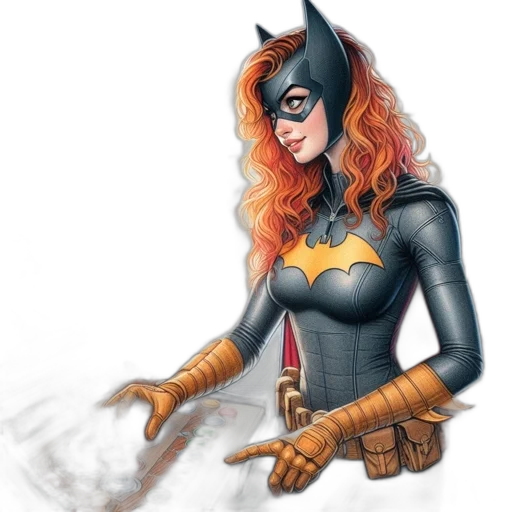 comic book art, concept art, fantasy art, cartoon transparent PNG cut-out