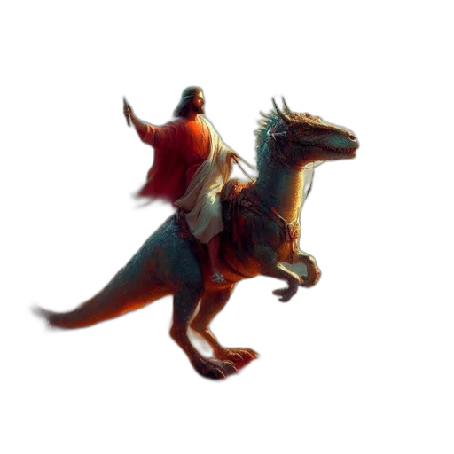 dragon, animal, creature, staff transparent PNG cut-out